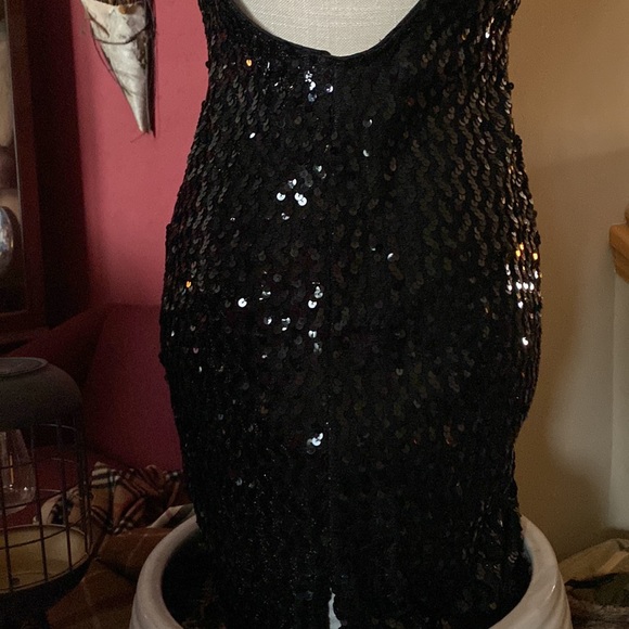 Women’s Little BLACK Dress, Fredricks of Hollywood Sequined SEXY🔥SHAPELY size M - Picture 6 of 16